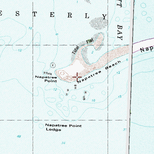 Topographic Map of Fort Mansfield (historical), RI