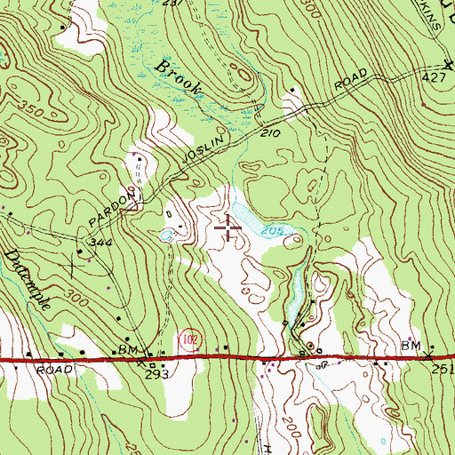 Topographic Map of Gardner Plot, RI