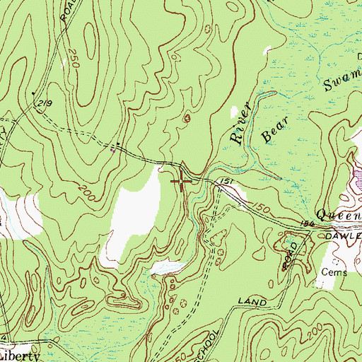 Topographic Map of Gardner Plot, RI