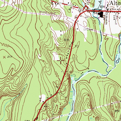 Topographic Map of George Babcock Plot, RI