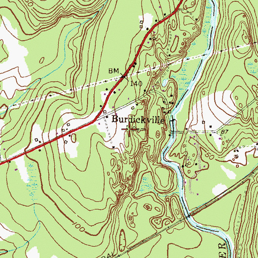 Topographic Map of Geer - Hall Lot, RI