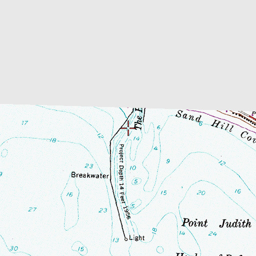Topographic Map of High Point, RI