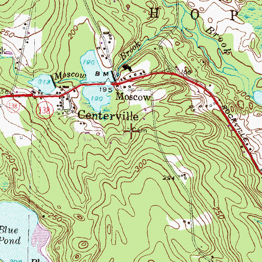 Topographic Map of Kenyon Plot, RI