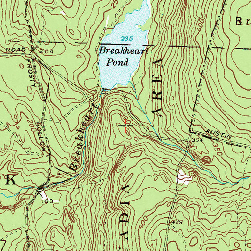 Topographic Map of Lillibridge Plot, RI