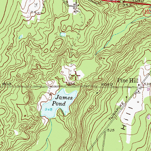 Topographic Map of Lillibridge Plot, RI