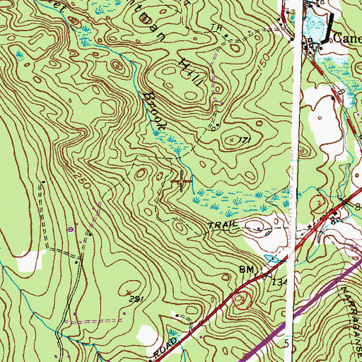 Topographic Map of Murre Plot, RI