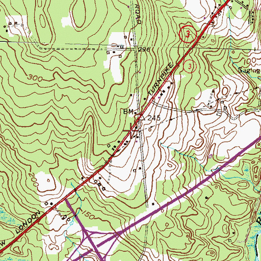 Topographic Map of Nichols Plot, RI