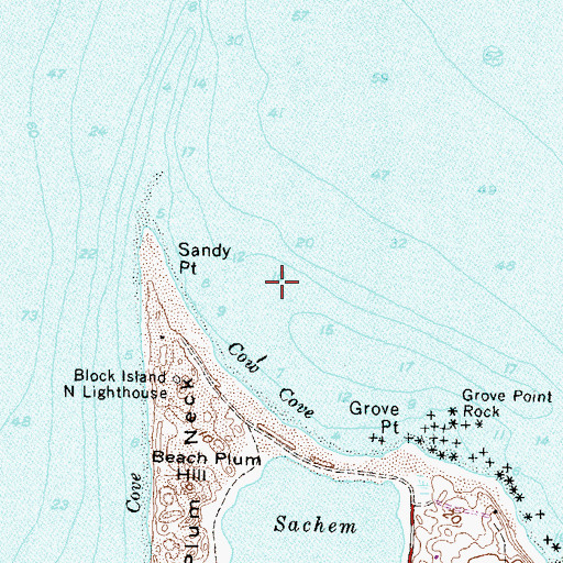 Topographic Map of Niles Spring, RI