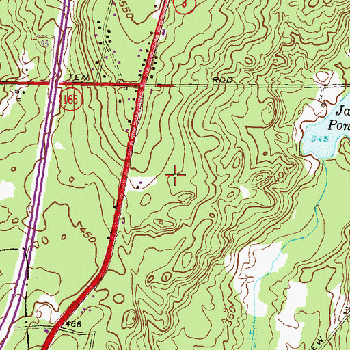 Topographic Map of Perkins Plot, RI