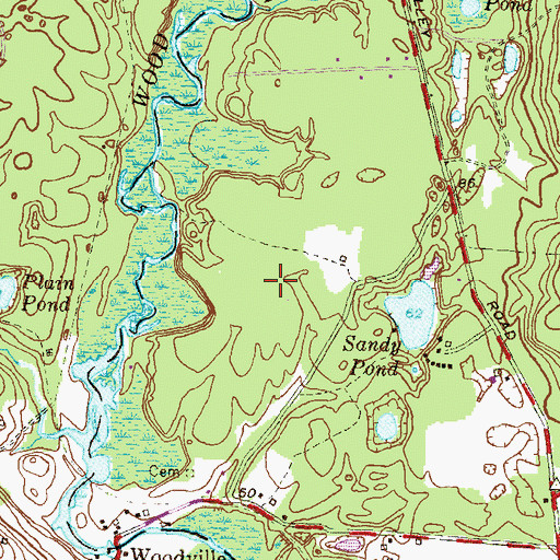 Topographic Map of Richmond Country Club, RI