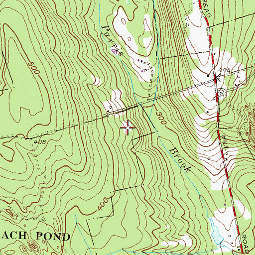 Topographic Map of Richmond Lot, RI