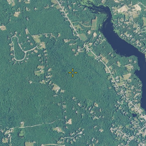 Aerial/Satellite Image of Robert Browning Plot, RI