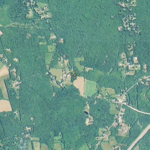 Aerial/Satellite Image of Sarah Larkin Plot, RI