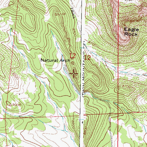 Topographic Map of La Ventana, CO