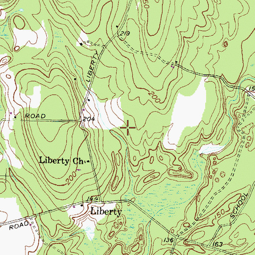 Topographic Map of Eber Sherman Lot, RI