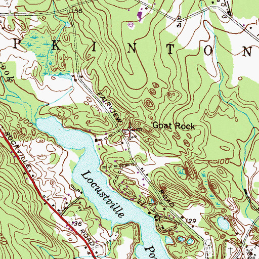 Topographic Map of Smith Plot, RI