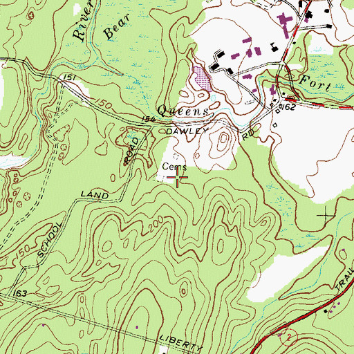 Topographic Map of Sweet Lot, RI