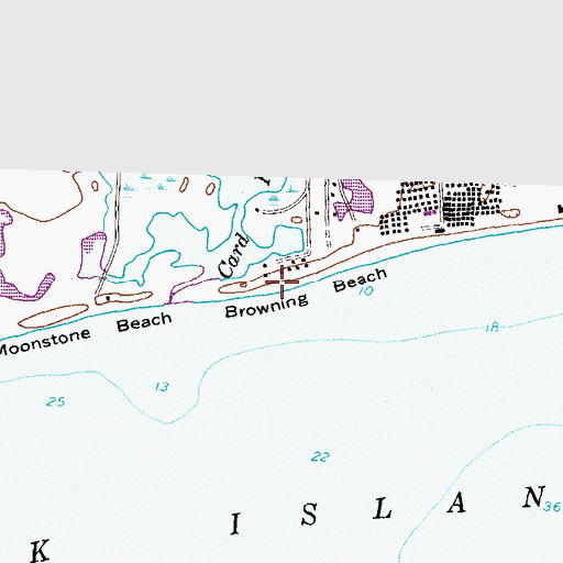 Topographic Map of Theater by the Sea, RI