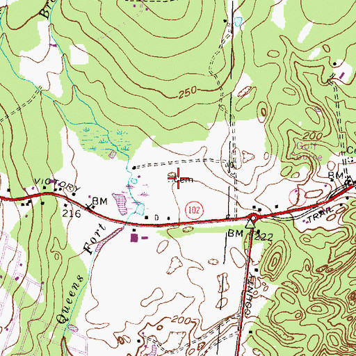 Topographic Map of Tillinghast Plot, RI