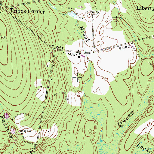 Topographic Map of Wilcox - Durfee Lot, RI