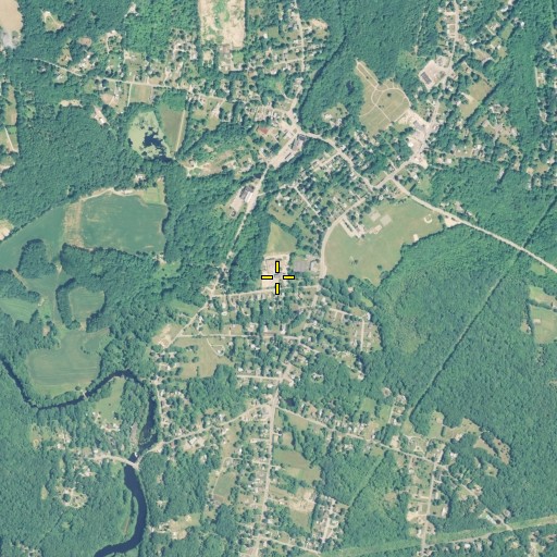 Aerial/Satellite Image of Ashaway Elementary School, RI