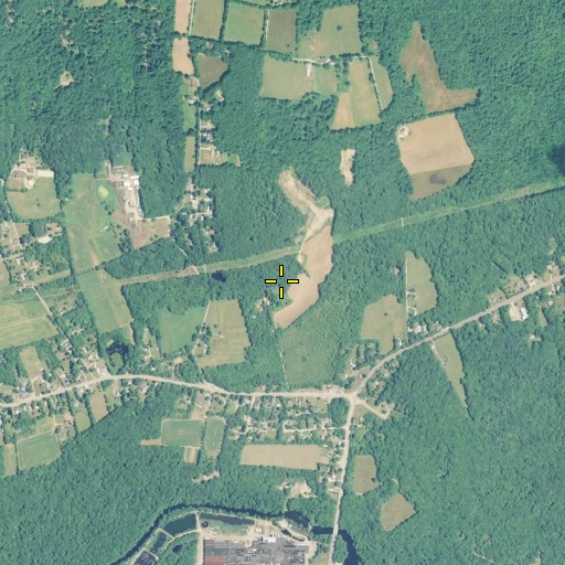 Aerial/Satellite Image of Nathaniel Cook Plot, RI