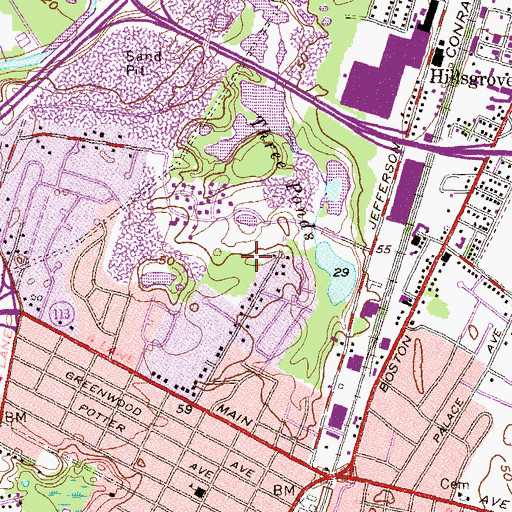 Topographic Map of Ephraim Covill Plot, RI
