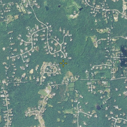 Aerial/Satellite Image of Mitchell Plot, RI