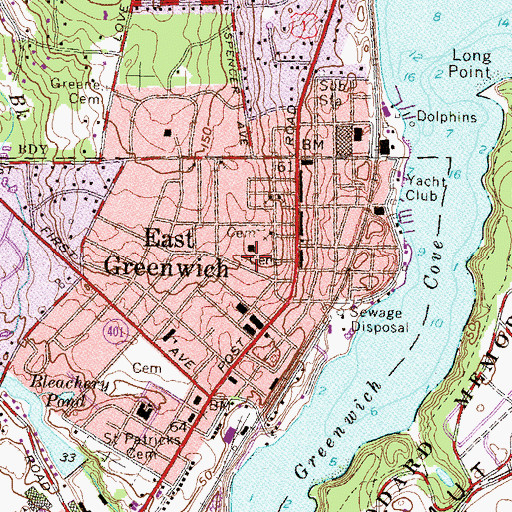 Topographic Map of Quaker Plot, RI