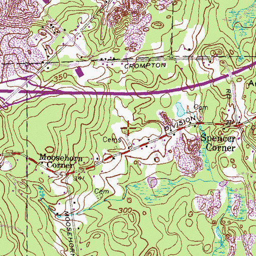 Topographic Map of Joseph Carpenter Plot, RI