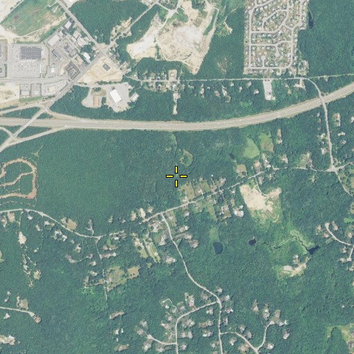 Aerial/Satellite Image of Joseph Carpenter Plot, RI