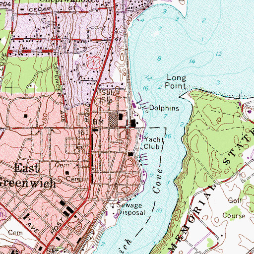 Topographic Map of Elder Gorton Meeting House (historical), RI