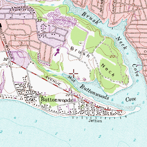 Topographic Map of First Congregational Church, RI