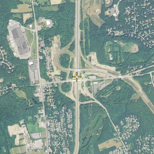 Aerial/Satellite Image of Interchange 7, RI