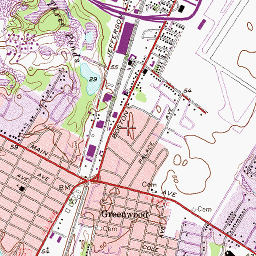 Topographic Map of New England Institute of Technology, RI