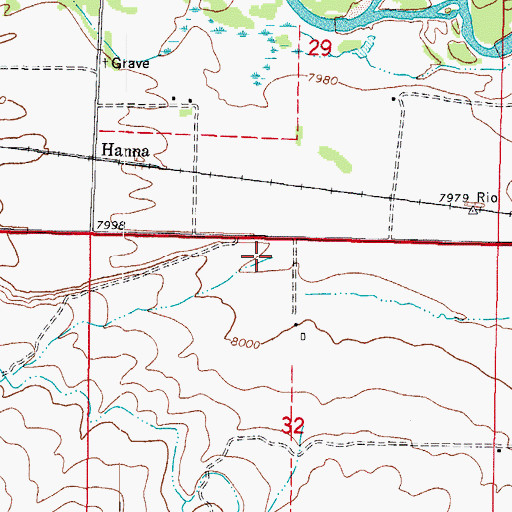 Topographic Map of Bowen Creek, CO