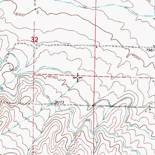 Topographic Map of Schrader Creek, CO