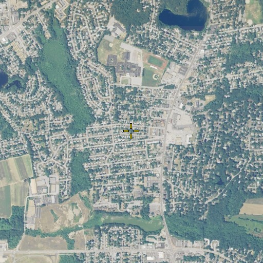 Aerial/Satellite Image of Utter - Arnold - Rhodes Plot, RI
