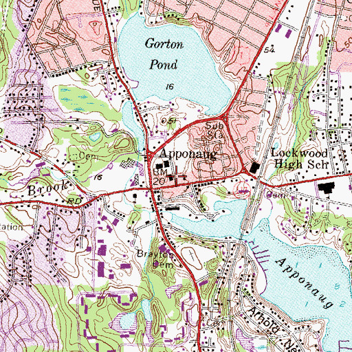 Topographic Map of Warwick Museum, RI