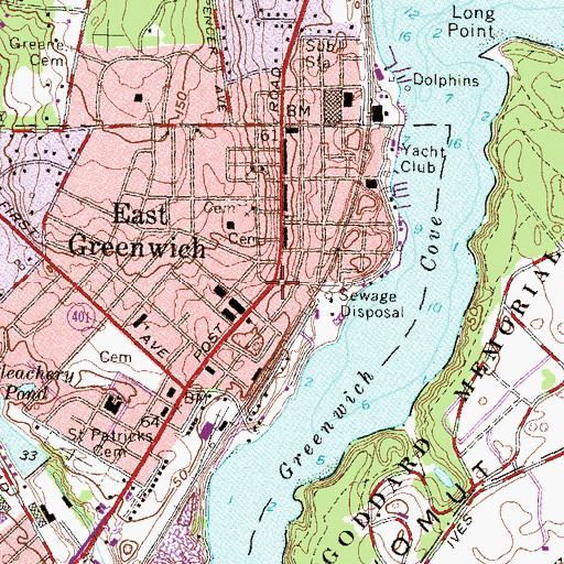 Topographic Map of Windmill Cottage, RI