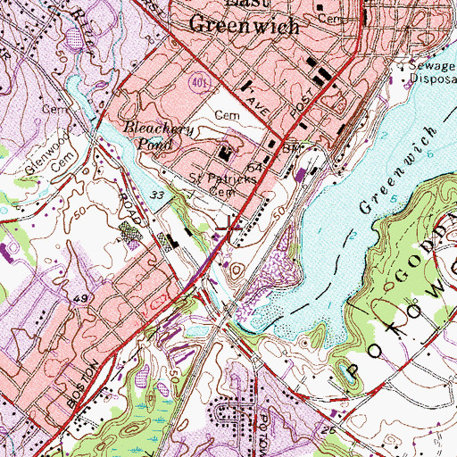Topographic Map of Child Care Connection, RI