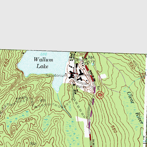 Topographic Map of Eleanor Slater Hospital Zambarano Memorial Unit, RI
