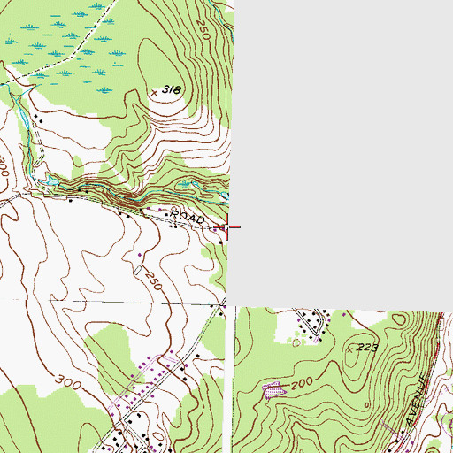 Topographic Map of Faith Presbyterian Church, RI