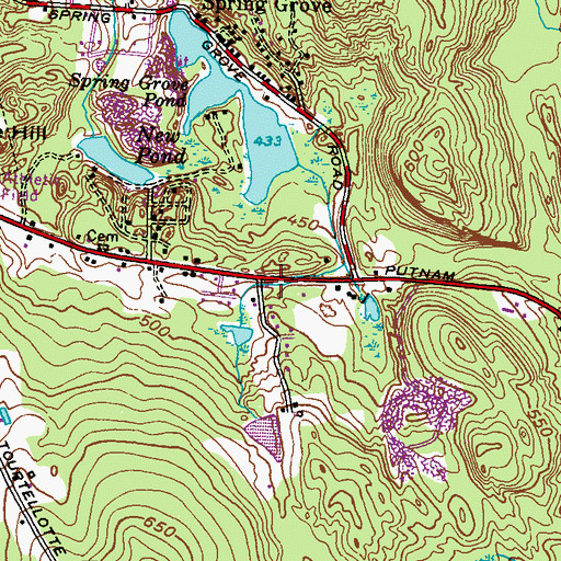 Topographic Map of Glad Tidings Assembly of God Church, RI
