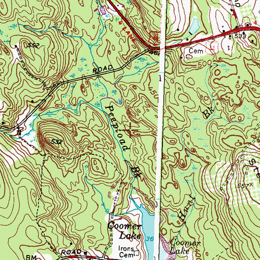 Topographic Map of Heritage Park, RI