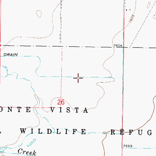 Topographic Map of Parma Drain, CO
