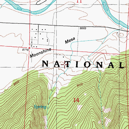 Topographic Map of Gardner Gulch, CO