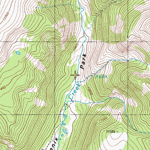 Topographic Map of Phoenix Park, CO