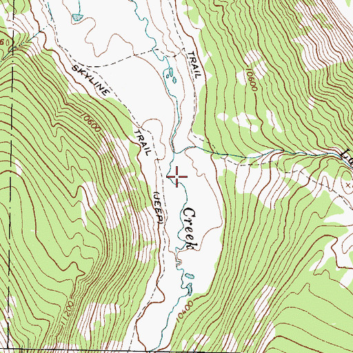 Topographic Map of Lake Fork Cochetopa Creek, CO