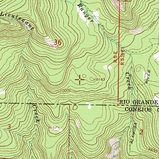 Topographic Map of Elwood Guard Station, CO